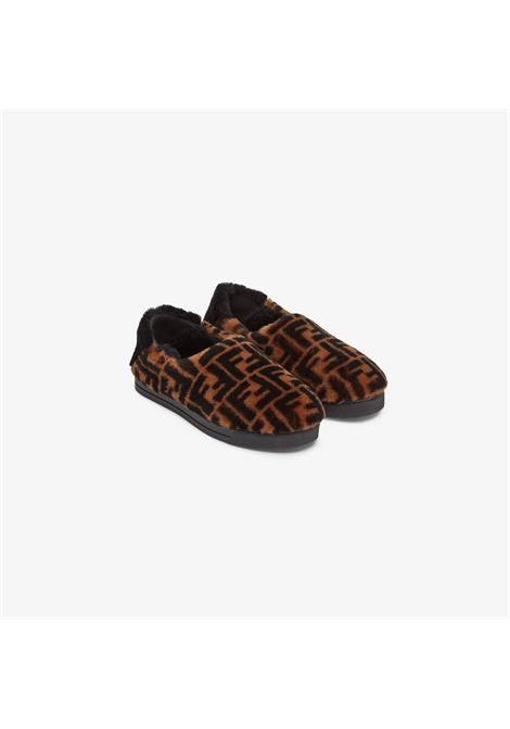 Logo loafers FENDI KIDS | JMR397 AHH1F0R7R